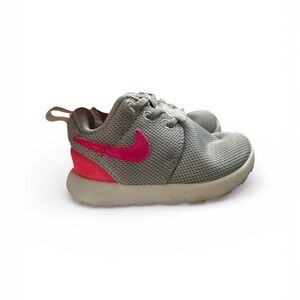Nike Kids Sneakers- Gray and Pink Size 4C